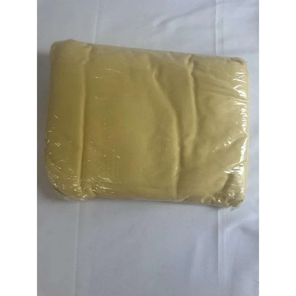 Ralph Lauren Queen Flat‎ Sheet In Citron Cotton Irregular